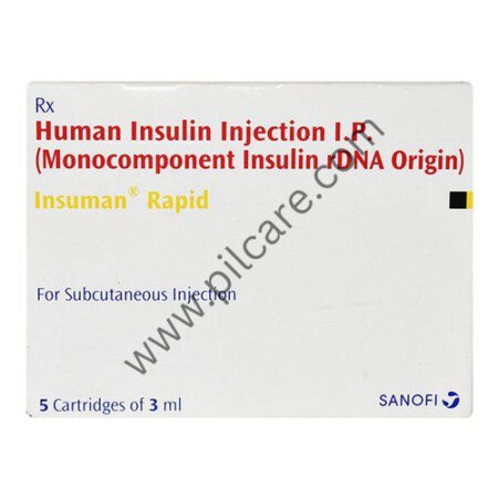 Insuman 100IU Solution for Injection