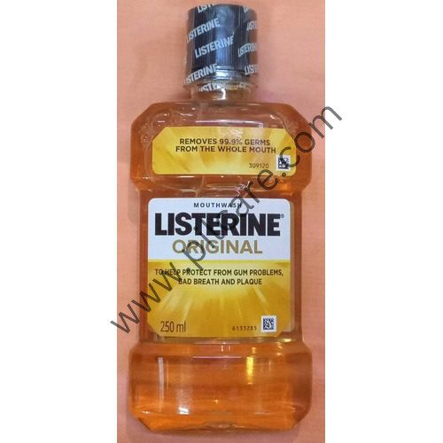 Listerine Original Mouth Wash For Gum Problems Bad Breath & Plaque - 250ml