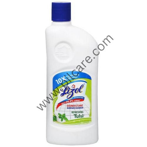 Lizol Disinfectant Surface Cleaner Refreshing Tulsi