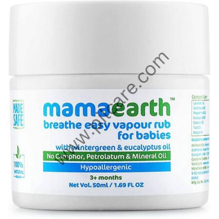 Mamaearth Breathe Easy Vapour Rub for Babies