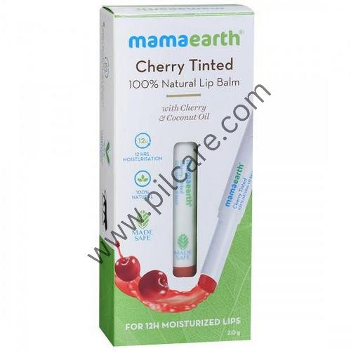 Mamaearth Cherry Tinted 100% Natural Lip Balm