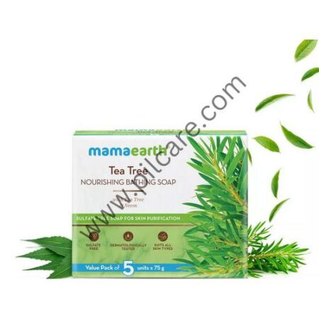 Mamaearth Tea Tree Nourishing Bath Soap (75gm Each)