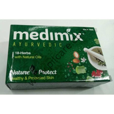 Medimix Ayurvedic 18 Herbs Soap for Healthy Skin (125gm Each)