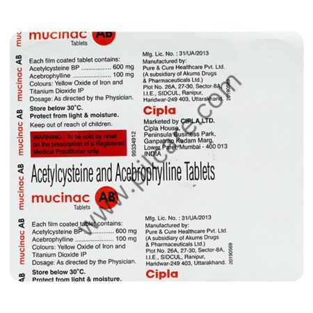 Mucinac AB Tablet