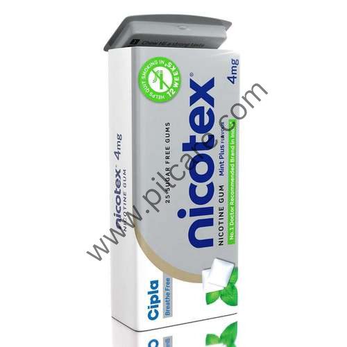 Nicotex 4mg Chewing Gums Mint Plus Sugar Free