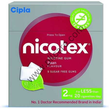 Nicotex Chewing Gums Paan Sugar Free