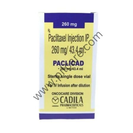 Paclicad 260mg Injection Exporter in India