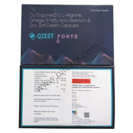 Qzest Forte Soft Gelatin Capsule
