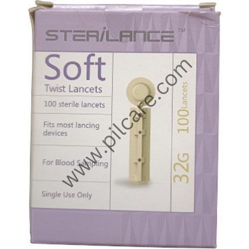 Sterilance 32G Soft Twist Lancets