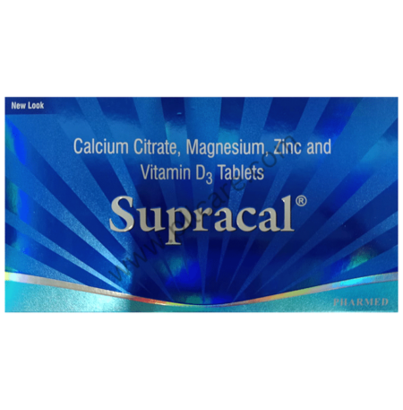 Supracal Tablet | Calcium & Vitamin D3 Supplement for Bone Health