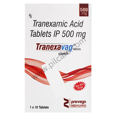 Tranexavag 500mg Tablet