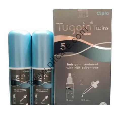 Tugain Twins 5 Solution (60ml Each)