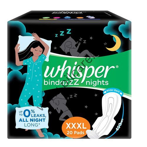Whisper Bindazzz Nights Pads XXXL