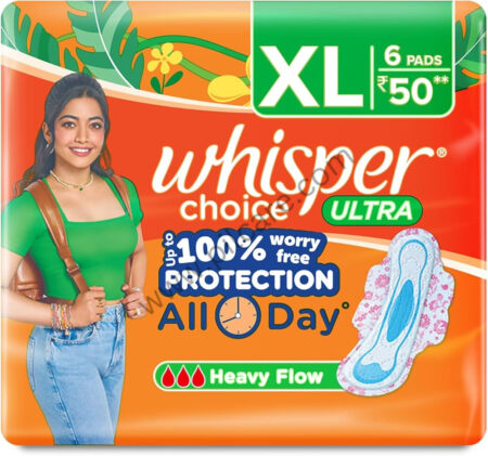 Whisper Choice Ultra Sanitary Pads XL