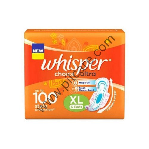 Whisper Choice Wings Sanitary Pads XL