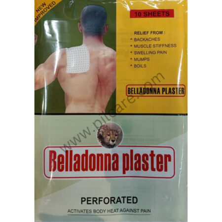 White Perforated Belladonna Plaster