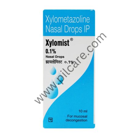 Xylomist 0.1% Nasal Drops for Mucosal Decongestion