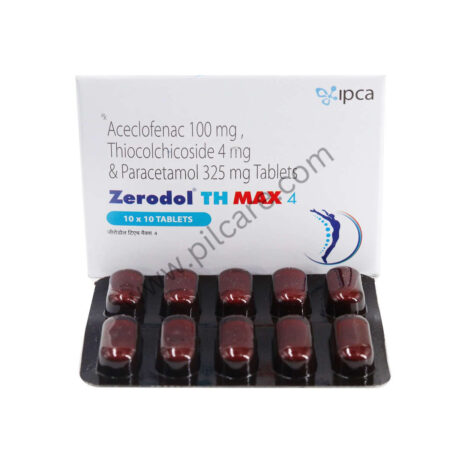 Zerodol TH Max 4mg/100mg/325mg Tablet
