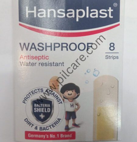 Hansaplast Washproof Medicated Dressing Band Aid, First Aid