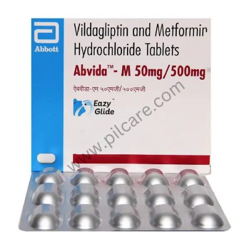 Abvida-M 50/500 Eazy Glide Tablet SR