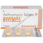 Azax 500 - Strip of 3 Tablets