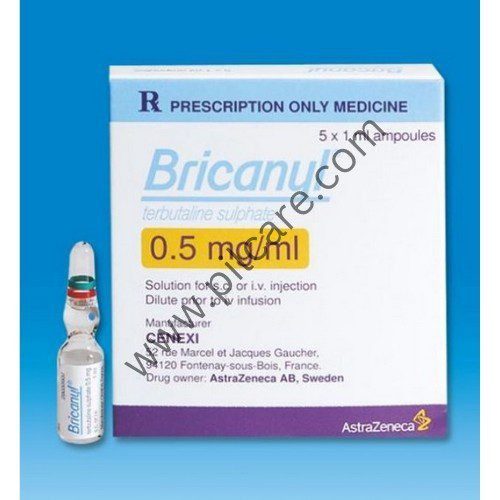 Bricanyl 0.5mg Injection