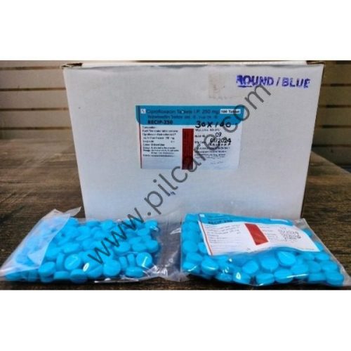 Bulk Ciprofloxacin Tablets 250mg (Round/Blue)