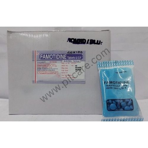 Bulk Famotidine Tablets 20mg (Round/Blue)