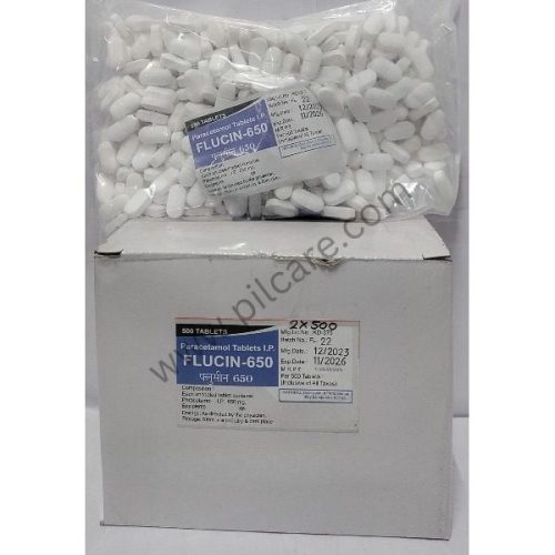 Bulk Flucin Paracetamol Tablets 650mg