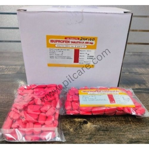 Bulk Ibuprofen Tablets 400mg (Oval/Red)