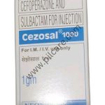 Cezosal 1000 mg-500 mg Injection