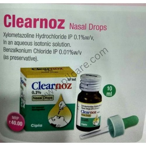 Clearnoz 0.1% Nasal Drops