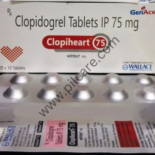 Clopiheart 75mg Tablet