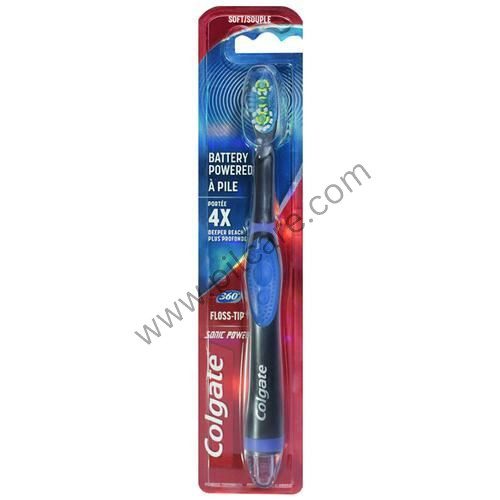 Colgate 360 Floss-Tip Battery Powered Sonic Power Toothbrush