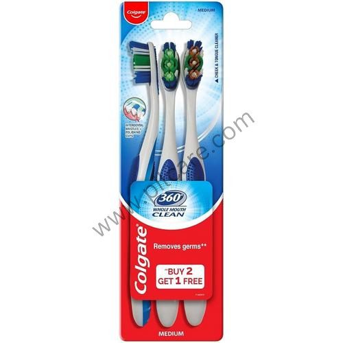 Colgate 360 Whole Mouth Clean Toothbrush ( Buy 2 Get 1 Free)