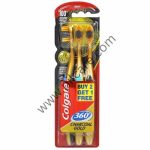 Colgate 360° Charcoal Gold Toothbrush (Buy 2 Get 1 Free)