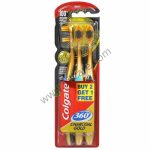 Colgate 360° Charcoal Gold Toothbrush (Buy 2 Get 1 Free)