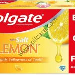 Colgate Active Salt Lemon Anticavity Toothpaste (200gm Each)