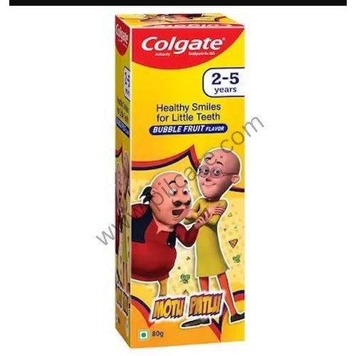 Colgate Kids Toothpaste 2 to 5 Years Bubble Fruit Motu Patlu