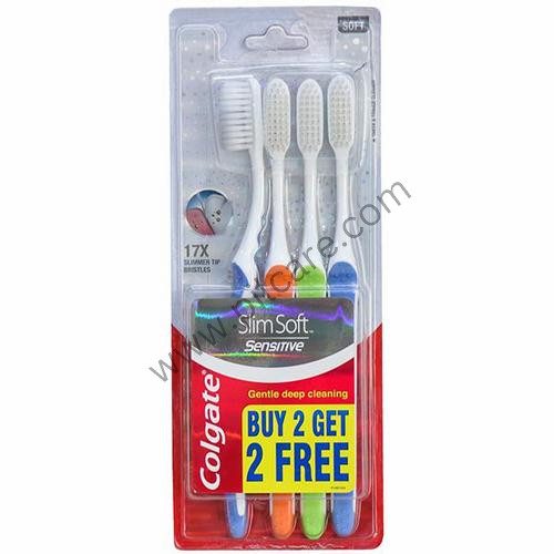 Colgate Slim Soft Sensitive Toothbrush (Buy 2 Get 2 Free)