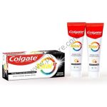 Colgate Total 12 Whole Mouth Health Anticavity Fluoride Toothpaste (120gm Each) Charcoal Deep Clean