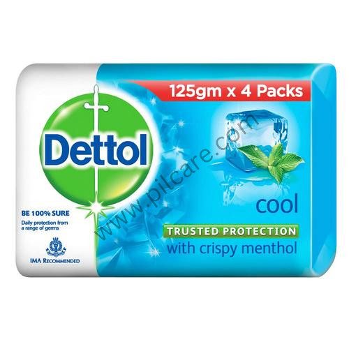Dettol Cool Bathing Soap Bar (125gm Each)