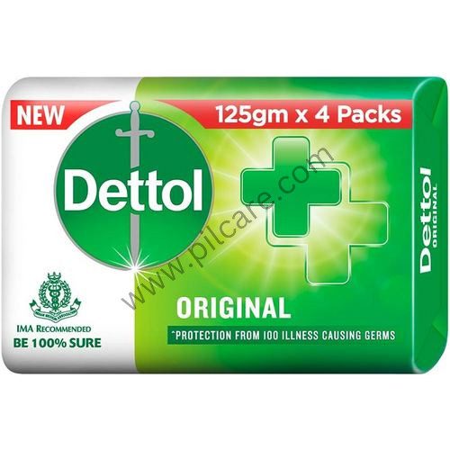 Dettol Original Bathing Soap Bar (125gm Each)