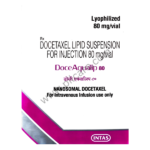 DoceAqualip 80mg Injection Exporter in India