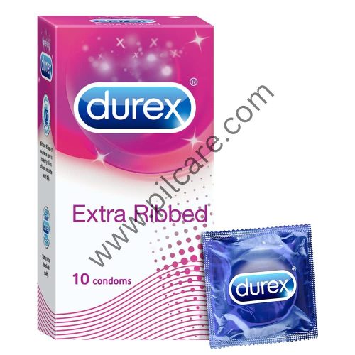 Durex Extra Ribbed Condom 10