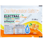 Electral Powder | ORS for Replenishing Body Fluids & Electrolytes | For Stomach Care Orange