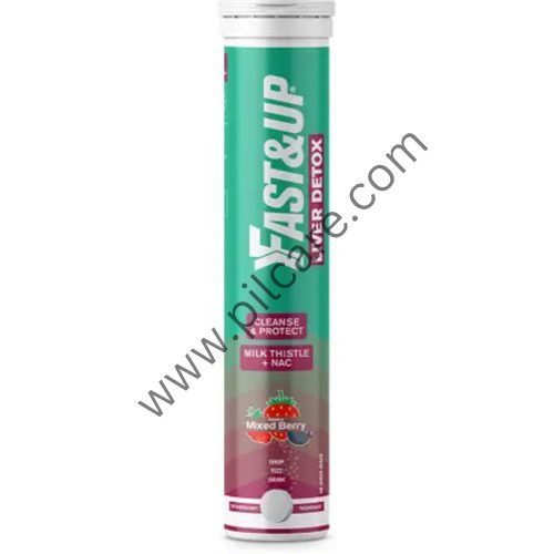 Fast&Up Liver Detox Cleanse & Protect with Milk Thistle & NAC Effervescent Tablet