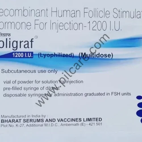 Foligraf 1200IU Injection