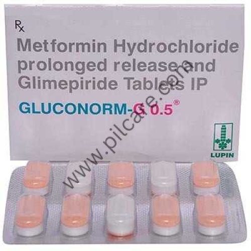 Gluconorm-G 0.5mg 500mg Tablet PR