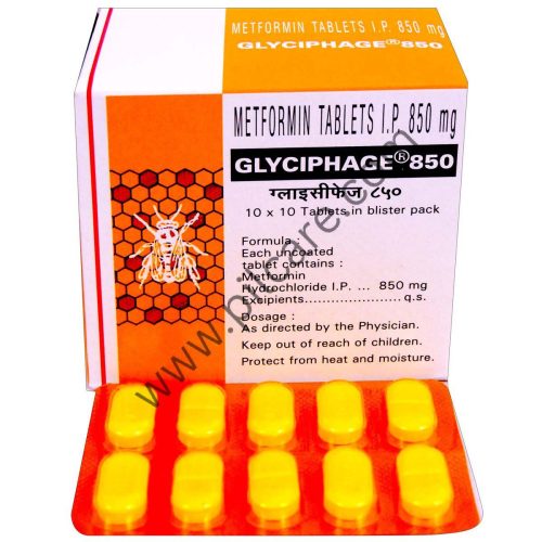 Glyciphage 850 Tablet